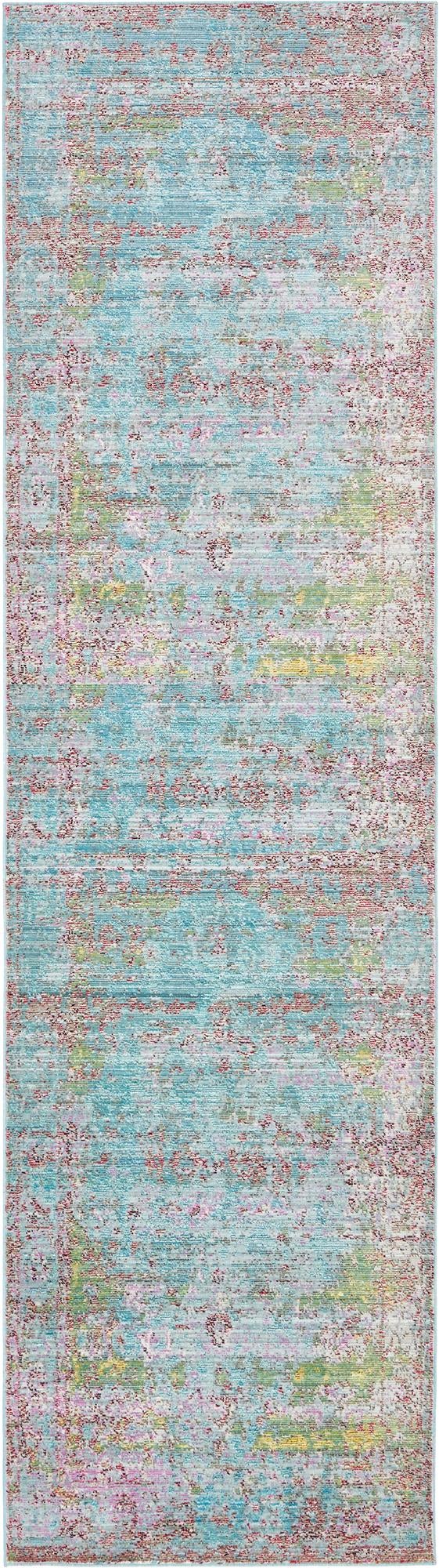 Lagoon Luxe Collection Area Rug -  Seabird Runner Blue  lifestyle 2