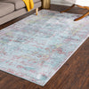 Lagoon Luxe Collection Area Rug -  Seabird Rectangle Blue  lifestyle 6