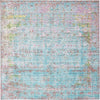 Lagoon Luxe Collection Area Rug -  Seabird Square Blue  lifestyle 3