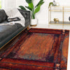 Marrakesh Elegance Collection Area Rug -  Sijilmasa Rectangle Orange  lifestyle 24