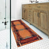 Marrakesh Elegance Collection Area Rug -  Sijilmasa Runner Orange  lifestyle 88