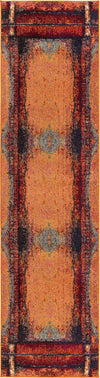 Marrakesh Elegance Collection Area Rug -  Sijilmasa Runner Orange  lifestyle 26