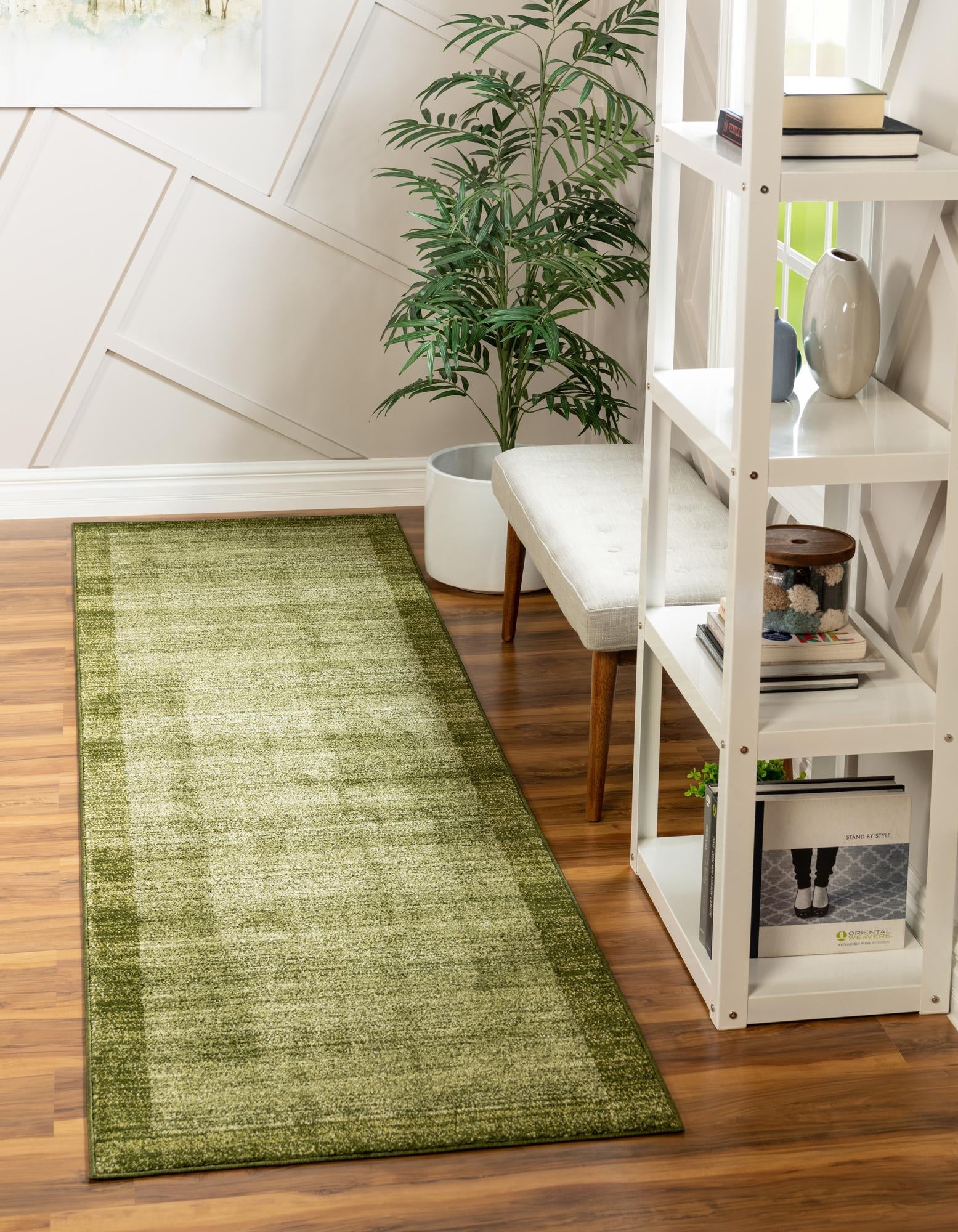 Studio Haven Collection Area Rug -  Conservatory (Light Green)