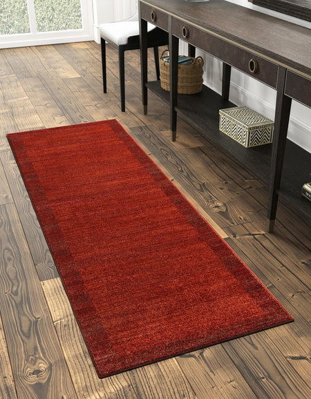 Studio Haven Collection Area Rug -  Conservatory (Terracotta)