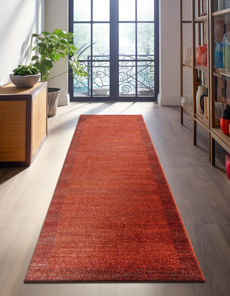 Studio Haven Collection Area Rug -  Conservatory (Terracotta)