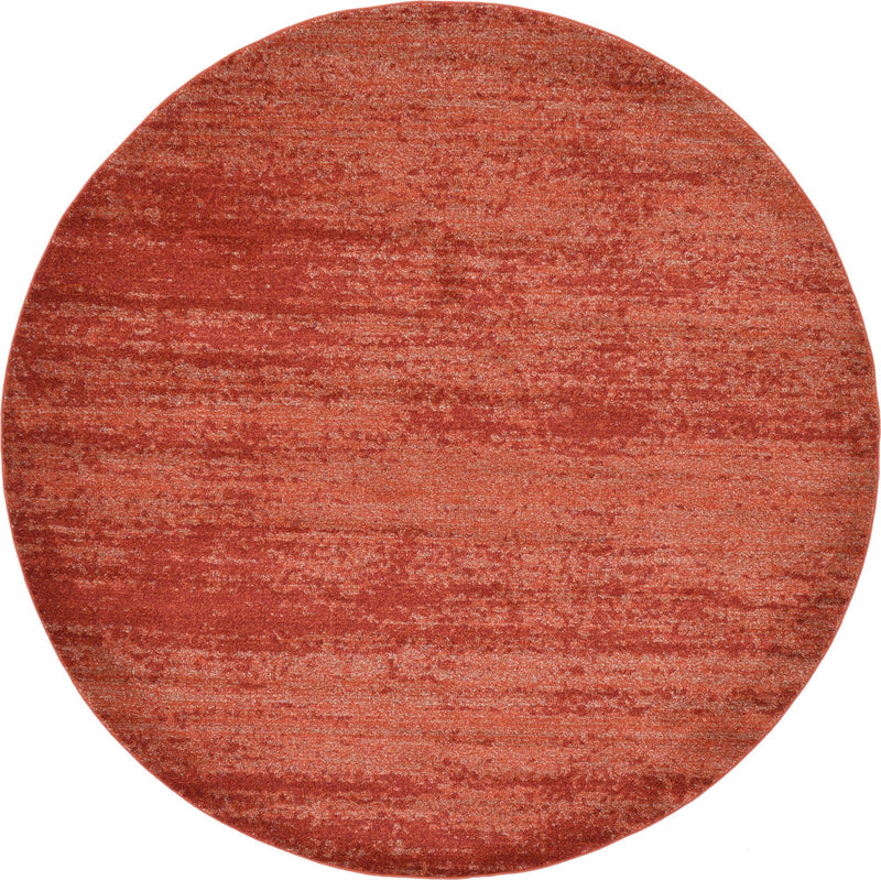 Studio Haven Collection Area Rug -  Gallery (Terracotta) Round Terracotta  lifestyle 16