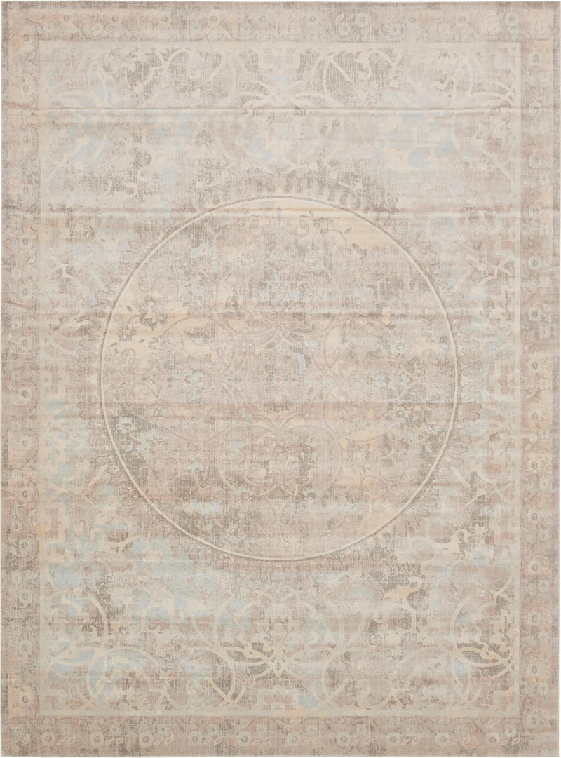 Heritage Retreat Collection Area Rug -  Mansion Rectangle Beige Main