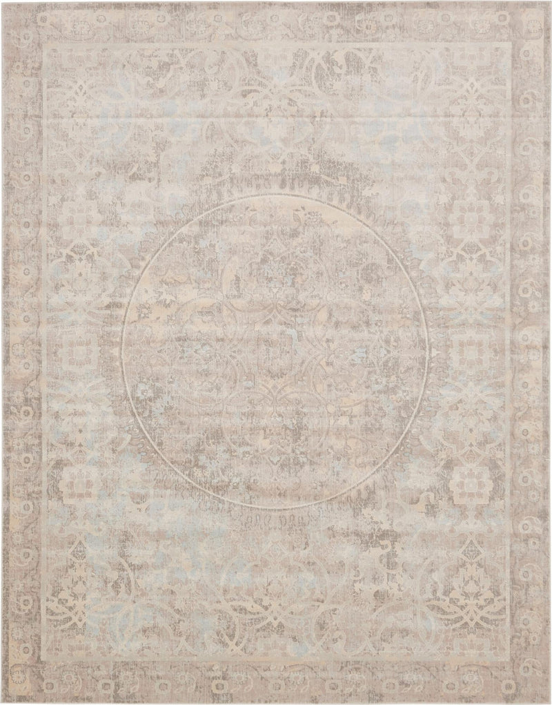 Heritage Retreat Collection Area Rug -  Mansion Rectangle Beige  lifestyle 2