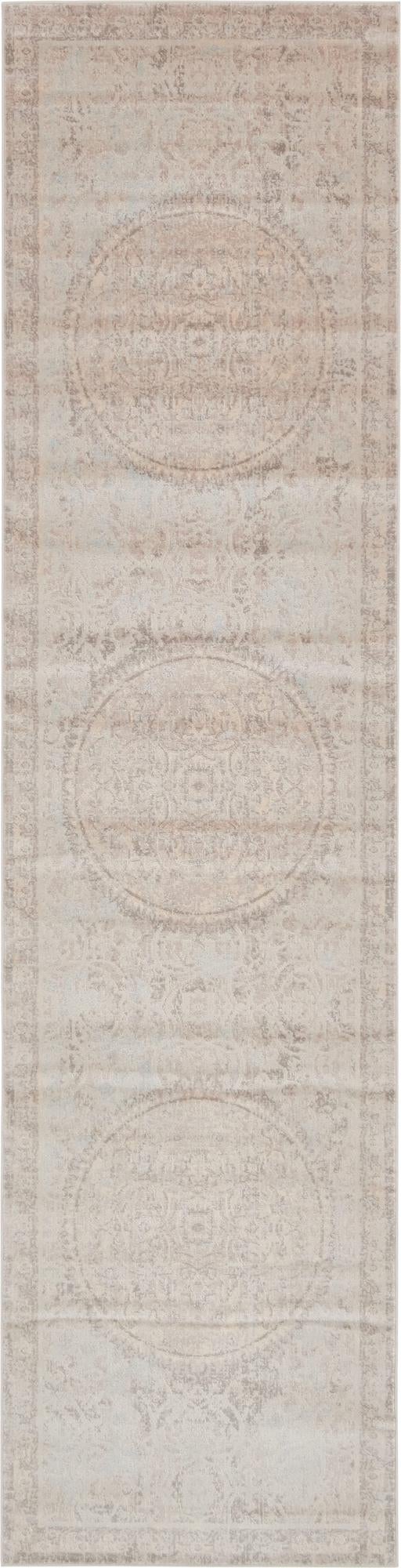 Heritage Retreat Collection Area Rug -  Mansion Runner Beige  lifestyle 8