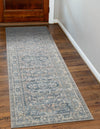 Heritage Retreat Collection Area Rug -  Bungalow Runner Dark Gray  lifestyle 27