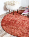 Studio Haven Collection Area Rug -  Gallery (Terracotta) Round Terracotta  lifestyle 19