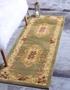 Versailles Elegance Collection Area Rug -  Louveciennes (Green) Runner Green  lifestyle 23