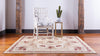 Versailles Elegance Collection Area Rug -  Louveciennes (Cream) Square Cream  lifestyle 25