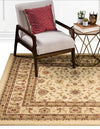 Jaipur Elegance Collection Area Rug -  Nahargarh (Cream) Square Cream  lifestyle 31