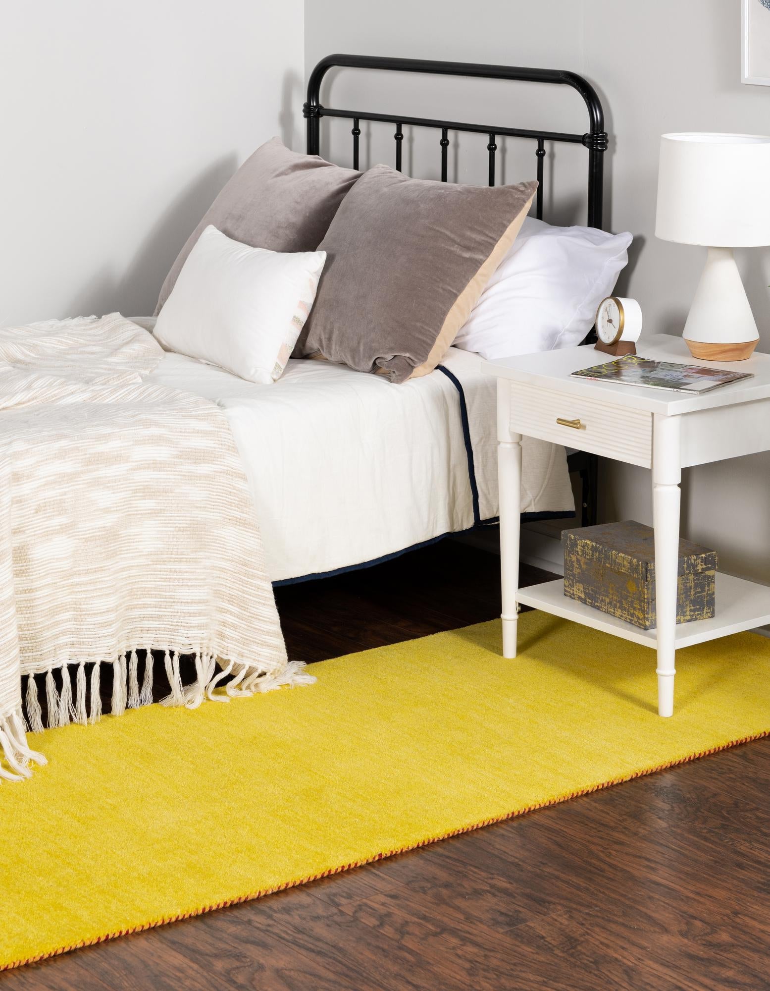 Tonal Oasis Collection Area Rug -  Lenox (Yellow)