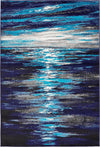 Urban Oasis Collection Area Rug -  Flushing Rectangle Navy Blue Main