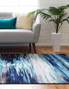 Urban Oasis Collection Area Rug -  Flushing Rectangle Navy Blue  lifestyle 3