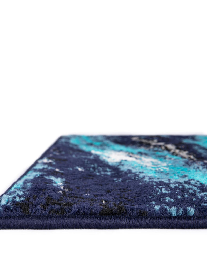 Urban Oasis Collection Area Rug -  Flushing Rectangle Navy Blue  lifestyle 7