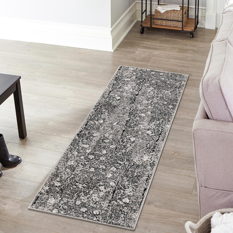 Urban Oasis Collection Area Rug -  Sheepshead Runner Dark Gray  lifestyle 10