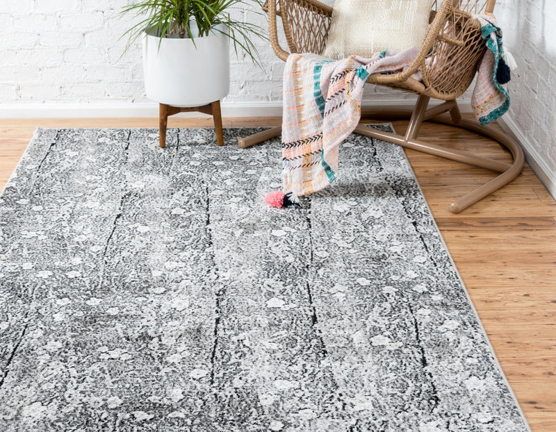 Urban Oasis Collection Area Rug -  Sheepshead Rectangle Dark Gray  lifestyle 4