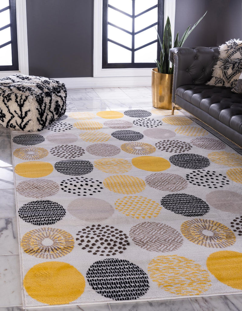 Urban Oasis Collection Area Rug -  Prospect Rectangle Cream  lifestyle 2