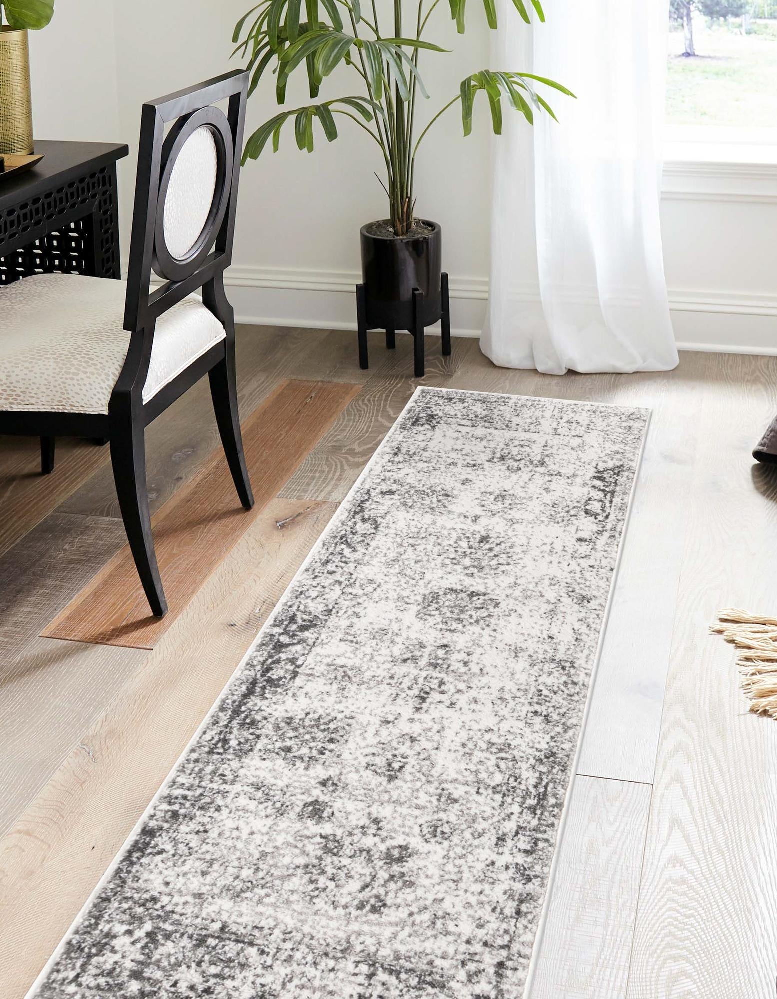 Riviera Elegance Collection Area Rug - Antibes (Gray)