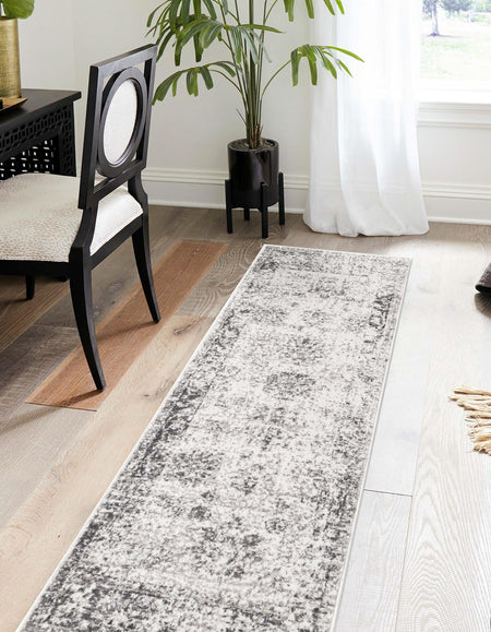 Riviera Elegance Collection Area Rug - Antibes (Gray)