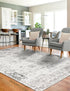 Riviera Elegance Collection Area Rug - Antibes (Gray)