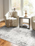 Riviera Elegance Collection Area Rug - Antibes (Gray)