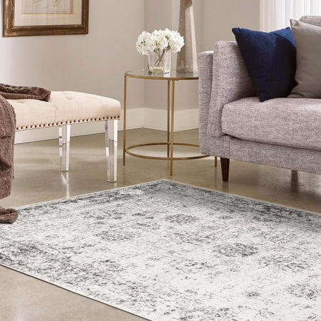 Riviera Elegance Collection Area Rug - Antibes (Gray)