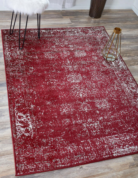 Riviera Elegance Collection Area Rug - Antibes (Burgundy)