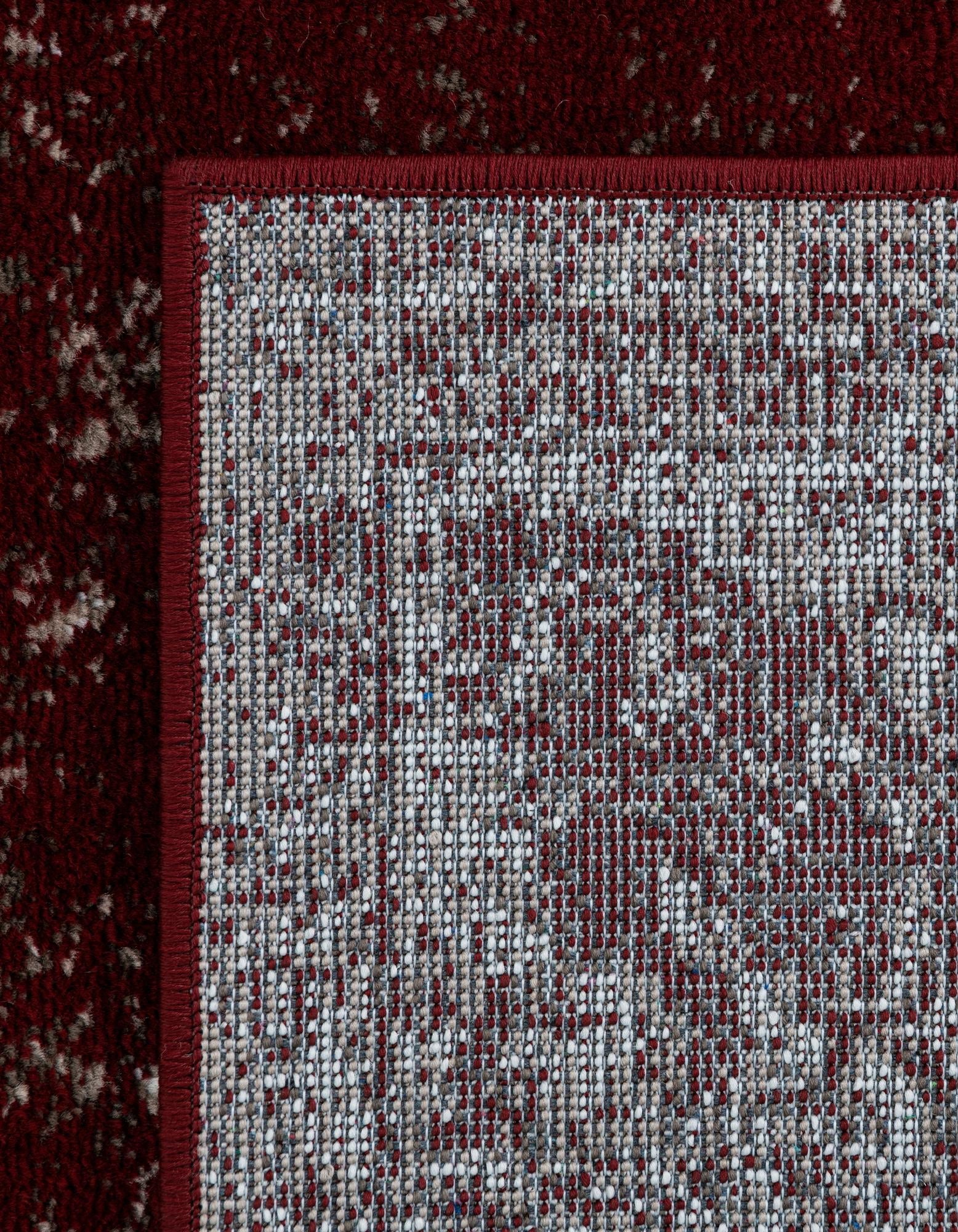 Riviera Elegance Collection Area Rug - Antibes (Burgundy)