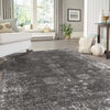 Riviera Elegance Collection Area Rug - Antibes (Dark Gray) Rectangle Dark Gray  lifestyle 54