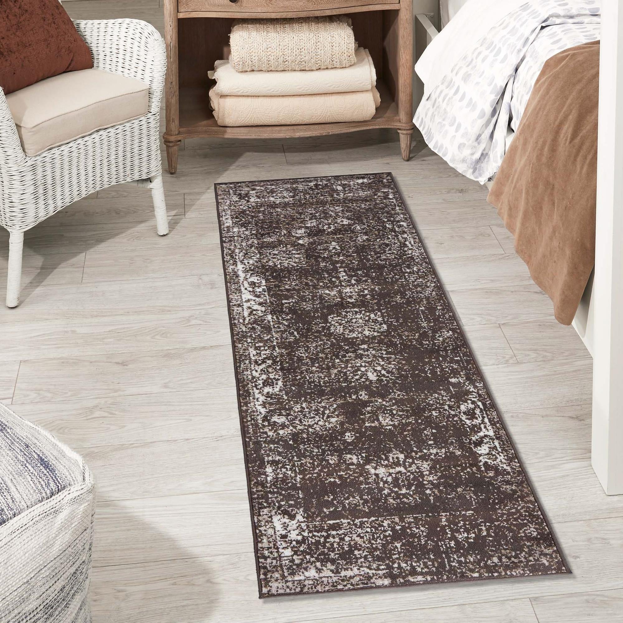 Riviera Elegance Collection Area Rug - Antibes (Brown)