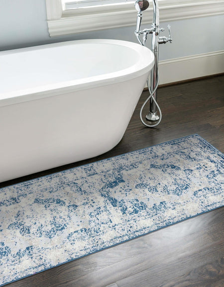 Riviera Elegance Collection Area Rug -  Menton (Blue)