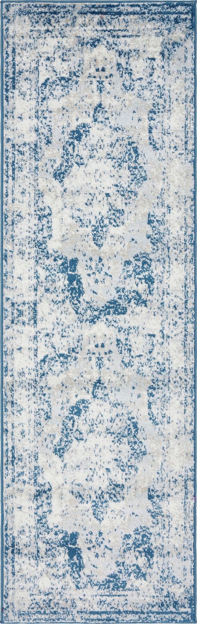 Riviera Elegance Collection Area Rug -  Menton (Blue)