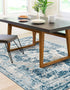 Riviera Elegance Collection Area Rug -  Menton (Blue)