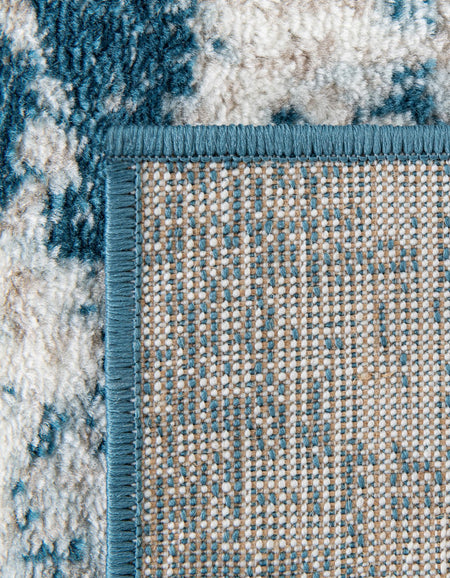 Riviera Elegance Collection Area Rug -  Menton (Blue)