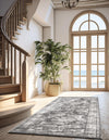 Riviera Elegance Collection Area Rug -  Menton (Gray) Runner Gray  lifestyle 8