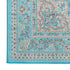 Tabriz Tapestry Collection Area Rug - Azerbaijan (Turquoise)