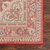 Tabriz Tapestry Collection Area Rug - Azerbaijan (Red) Square Red  lifestyle 14