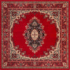 Tabriz Tapestry Collection Area Rug - Azerbaijan (Red) Square Red  lifestyle 3