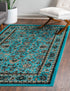 Isfahan Elegance Collection Area Rug - Naghsh-e Jahan (Turquoise)