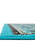 Isfahan Elegance Collection Area Rug - Naghsh-e Jahan (Turquoise)