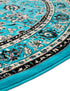 Isfahan Elegance Collection Area Rug - Naghsh-e Jahan (Turquoise)