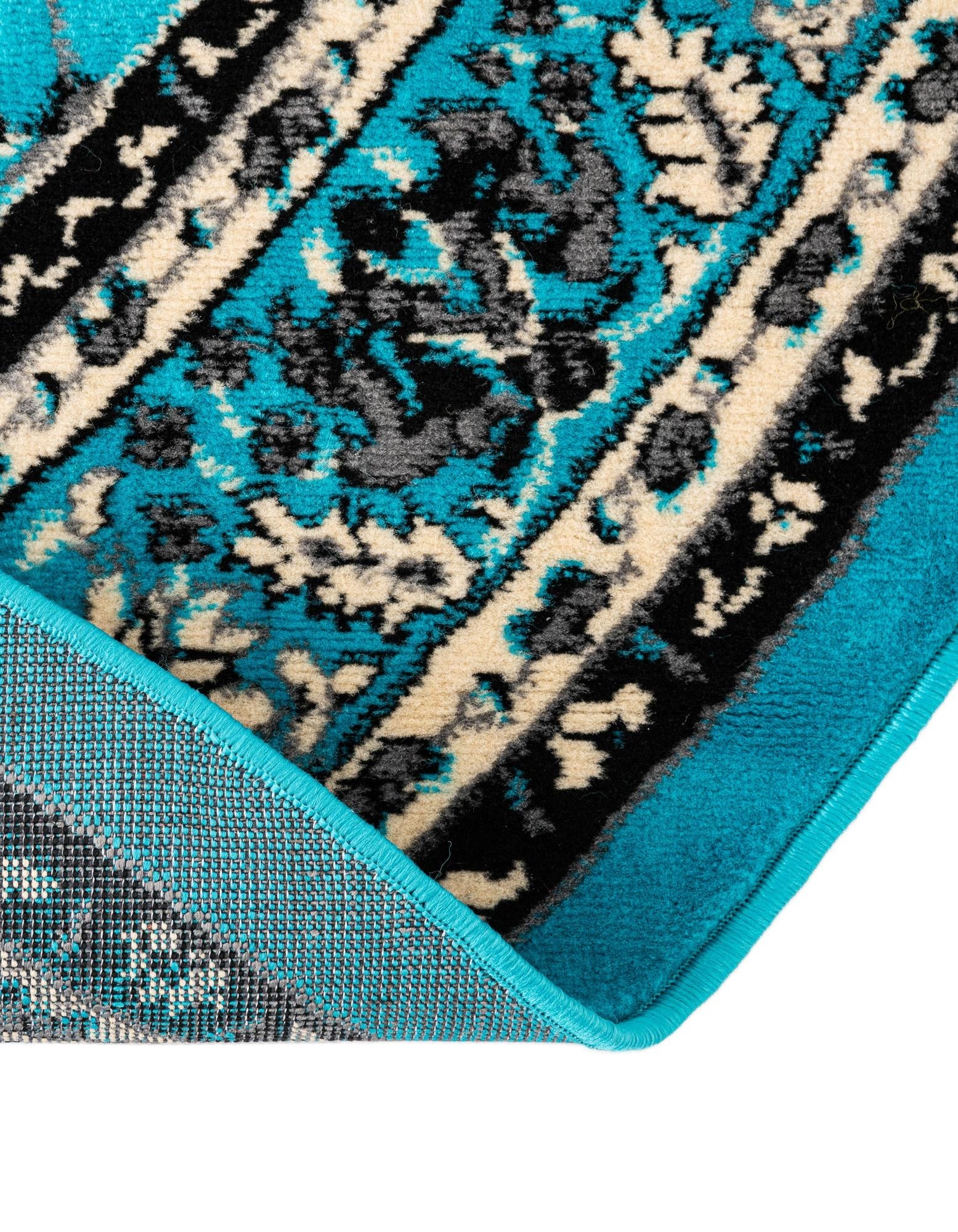 Isfahan Elegance Collection Area Rug - Naghsh-e Jahan (Turquoise)