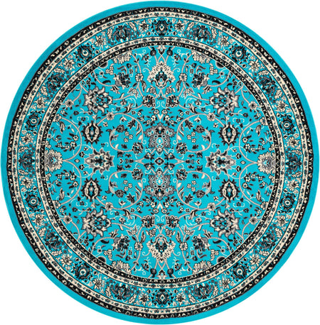 Isfahan Elegance Collection Area Rug - Naghsh-e Jahan (Turquoise)