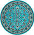 Isfahan Elegance Collection Area Rug - Naghsh-e Jahan (Turquoise)