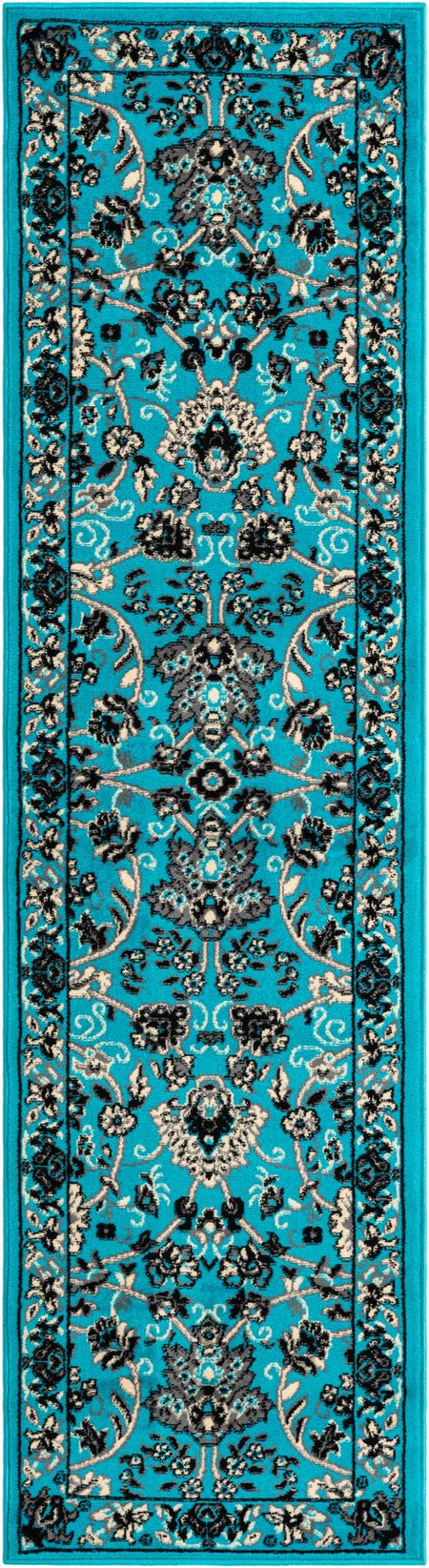 Isfahan Elegance Collection Area Rug - Naghsh-e Jahan (Turquoise)