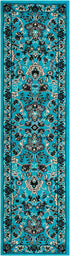 Isfahan Elegance Collection Area Rug - Naghsh-e Jahan (Turquoise)